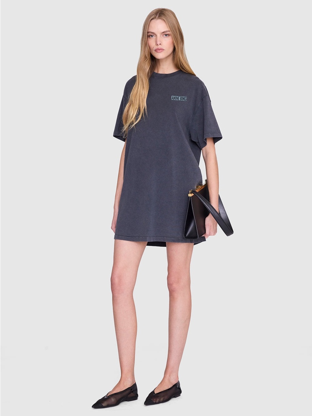 Anine Bing BETH MINI DRESS PALM Size Medium
